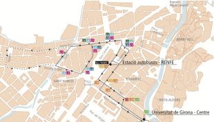 La línia 8 del bus urbà de Girona modifica el seu trajecte