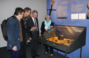 220 peces inèdites del castell medieval de Rocabruna s'exposen a Girona