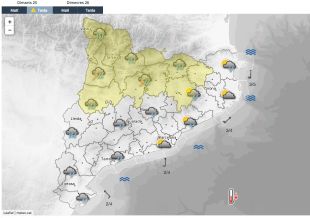 La pluja i el fred tornen a partir d'aquest vespre