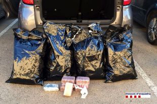 Frustrat a Figueres un intercanvi de 15 quilos de droga destinats al mercat negre francès