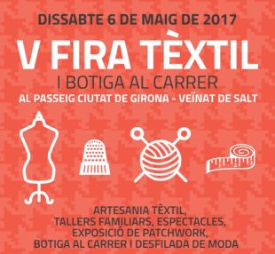 Coneix les afectacions de trànsit en la V Fira Tèxtil i botiga al carrer de Salt