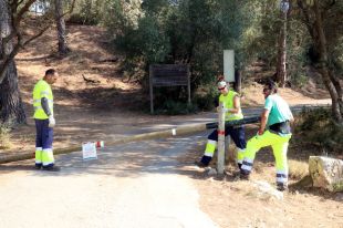 Tancats vuit accessos al massís del Montgrí per l'alt risc d'incendis