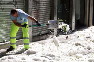 Què va generar la forta calamarsada de Girona?