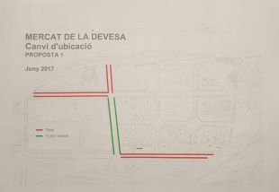 Girona acorda reubicar provisionalment les parades del mercat de la Devesa