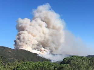 Controlat l'incendi forestal del Voló després de cremar unes 190 hectàrees