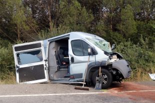 Mor la passatgera del turisme implicat en l'accident mortal de l'N-II a Sant Julià de Ramis