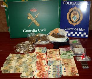 Detinguda una parella de Lloret que feia servir el seu habitatge com un punt de venda de droga 