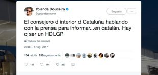 Reaccions a l'atemptat de Barcelona: ''Catalufos hijos de puta, hablad en castellano''