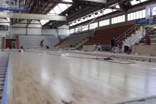 Acaben els treballs de reparació del pavelló de Palau per la calamarsada del juny a Girona