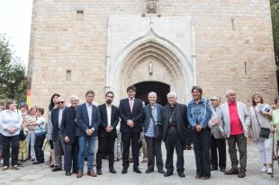 Presenten els treballs de rehabilitació de l'església de Santa Maria de Breda
