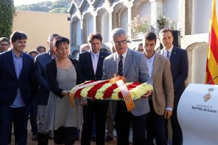 L'ofrena floral a Irla es converteix en una reivindicació al dret d'autodeterminació 