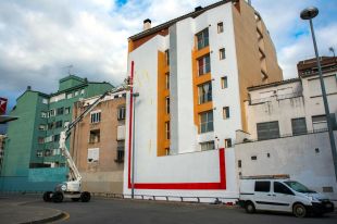 El Milestone ja ha iniciat la transformació de tres façanes de Girona