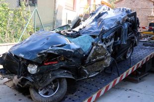 Moren els quatre ocupants d’un tot terreny en un accident a Molló