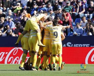 El Girona confirma davant el Llevant el seu estat de gràcia