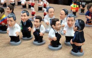 Trapero, els 'Jordis' i Anna Gabriel, entre les noves figures del caganer d'aquest Nadal 