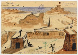 El Col·legi d'Arquitectes de Girona cedeix al Museu d'Art un dibuix de Dalí