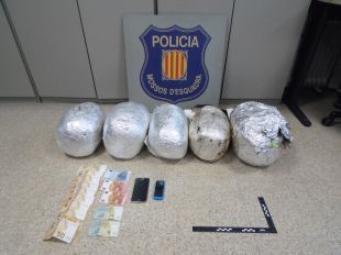 Detenen un home amb més de 14 quilos de marihuana a l'estació del TAV de Figueres
