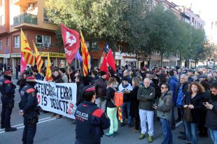 La Guàrdia Civil acusava els joves gironins d'un delicte d'odi per fer una pintada contra el cos