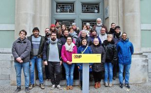 La CUP presenta la llista per Girona amb la regidora figuerenca Natàlia Sánchez al capdavant
