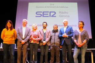 La qüestió nacional deixa el territori de banda en el primer debat dels candidats gironins al 21D