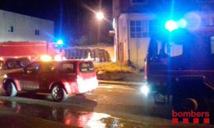 Incendi en una bugaderia industrial a Ripoll