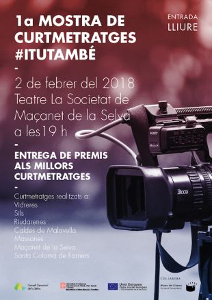 La Societat de Maçanet acollirà la 1a Mostra de curtmetratges del projecte #itutambé de la Selva