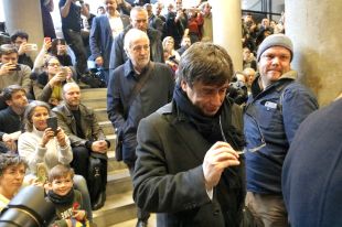 Desplegats més de 100 Guàrdies Civils a Girona per intentar evitar l'entrada de Puigdemont