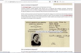 Un web exposa els horrors dels inicis del franquisme a Girona