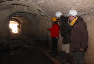 Localitzen restes de l'antic rec comtal de Girona durant les obres a la Central del Molí