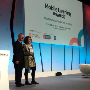 El Mobile premia l'escola de Llagostera per la seva innovació en tecnologies digitals