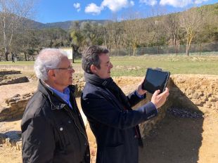 El jaciment de Vilauba de Camós ja ofereix visites en 3D