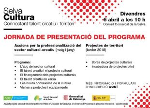 El Consell Comarcal de la Selva presenta el projecte ''Connectant talent creatiu i territori''