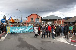 Els CDR tallen l'N-152 i l'N-154 al costat de la frontera francesa de Puigcerdà
