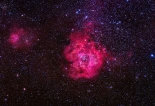 Albiren la Rosette Nebula des de l'observatori d'Albanyà