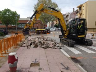 Palamós inverteix 117.000 euros per arreglar 1.341 metres quadrats de voreres