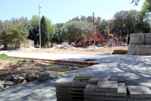 Aturades les obres de la plaça Tarradellas de Figueres per fallida de l'empresa