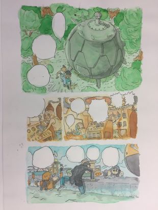 La Policia Municipal de Girona busca el propietari d'una carpeta perduda amb centenars d'esbossos