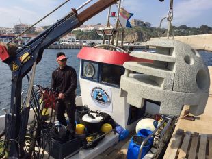 Palamós posa boies que afavoreixen la biodiversitat de la fauna marina