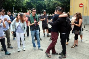 Surt en llibertat l'investigat pel tall a les vies del TAV a Girona