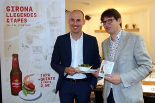Una ruta gastronòmica marida tapes i cervesa amb les llegendes de Girona