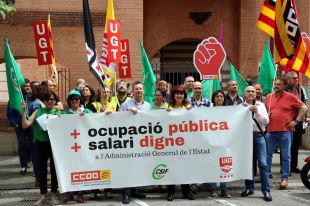 Els treballadors de l'Estat a Girona reclamen millores salarials i més plantilla