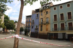 Els veïns de l'edifici esfondrat d'Olot podrien tornar a casa abans de dissabte