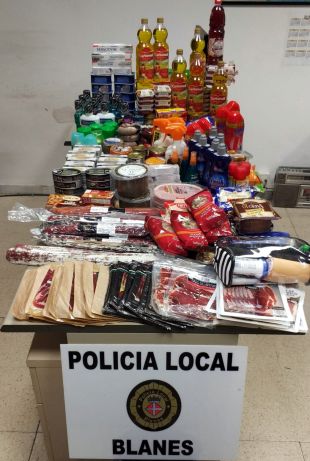 La Policia Local de Blanes deté dues dones per robar en diversos supermercats