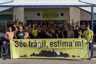 Les Illes Formigues acolliran la 2a Manifestació Submarina per a la defensa del paratge