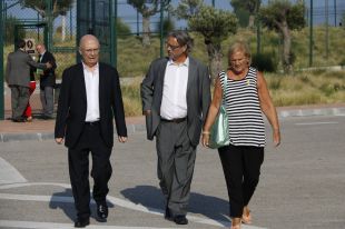 De Gispert, Benach i Rigol visiten Forcadell i Bassas a la presó de Figueres