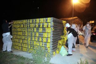 Els Mossos aixequen acta per infracció de la Llei de Seguretat Ciutadana en l'acte feixista a la Bisbal