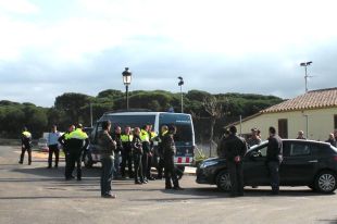 Batuda policial a la deixalleria de Sant Feliu de Guíxols per lluitar contra els furts de ferralla