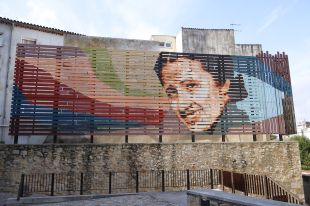 El Milestone homenatja Antònia Adroher amb un mural al Barri Vell de Girona