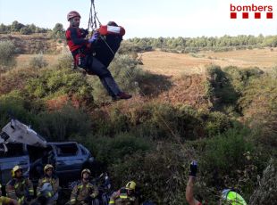 Detingut el causant de l'accident múltiple de l'AP-7 perquè conduïa begut