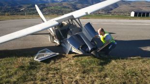 Ferit lleu el pilot d'un ultralleuger en estavellar-se durant l'aterratge a Alp